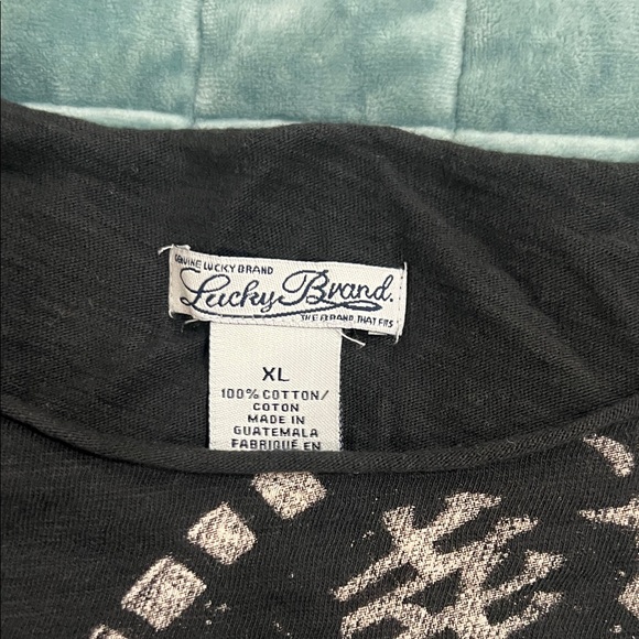 Lucky Brand Black Graphic Tee - Picture 3 of 4